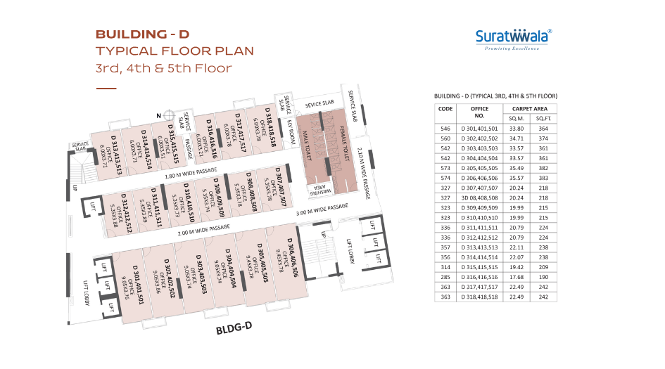 Suratwala-Mark-Plazzo-Typical-Floor-Plan-Bulding-D